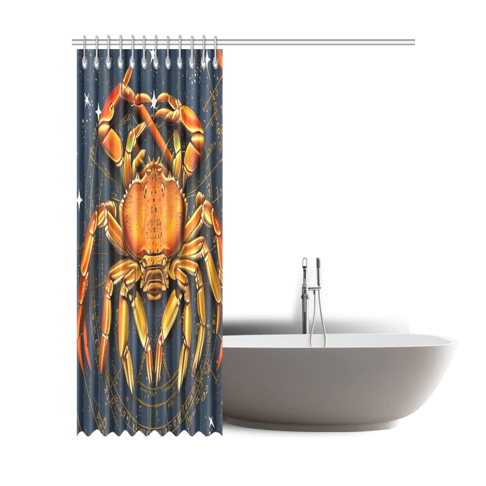 The Crab Shower Curtain 72"x84"