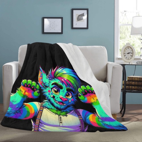 Furry by Fetisgworld Ultra-Soft Micro Fleece Blanket 70''x80''