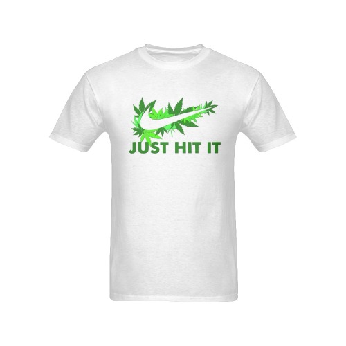 just_hit_it Men's T-Shirt in USA Size (Front Printing Only)
