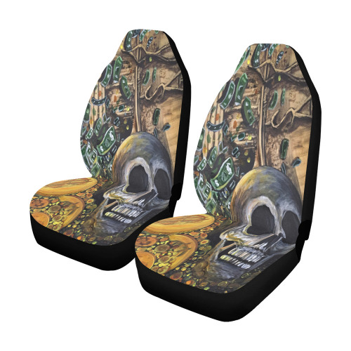Time Is Money Car Seat Covers (Set of 2)