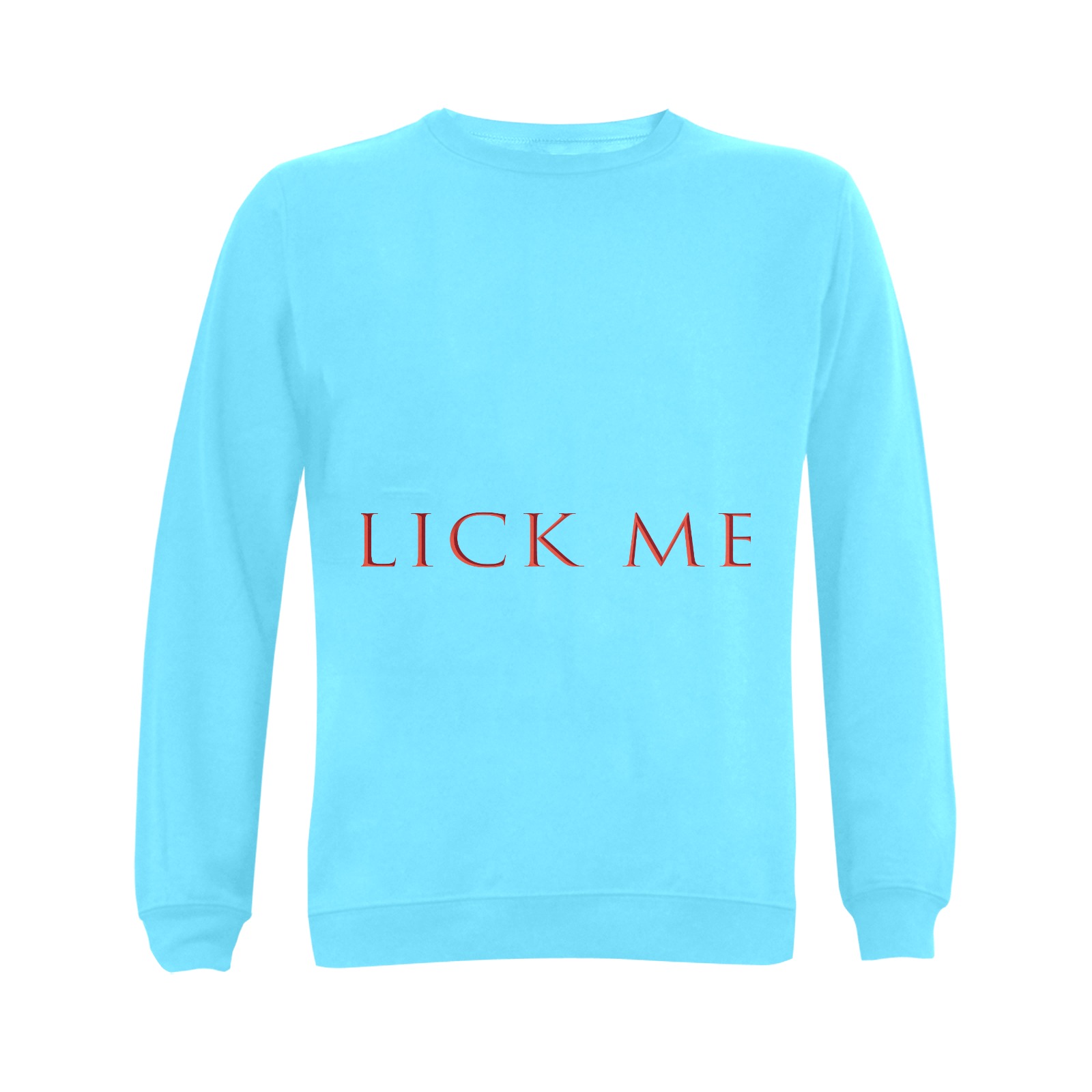 LICK ME Gildan Crewneck Sweatshirt(NEW) (Model H01)