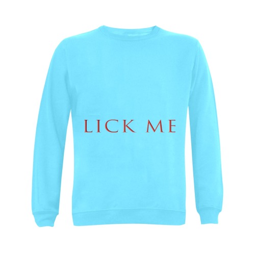 LICK ME Gildan Crewneck Sweatshirt(NEW) (Model H01)