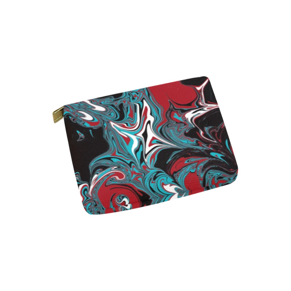 Dark Wave of Colors Carry-All Pouch 6''x5''