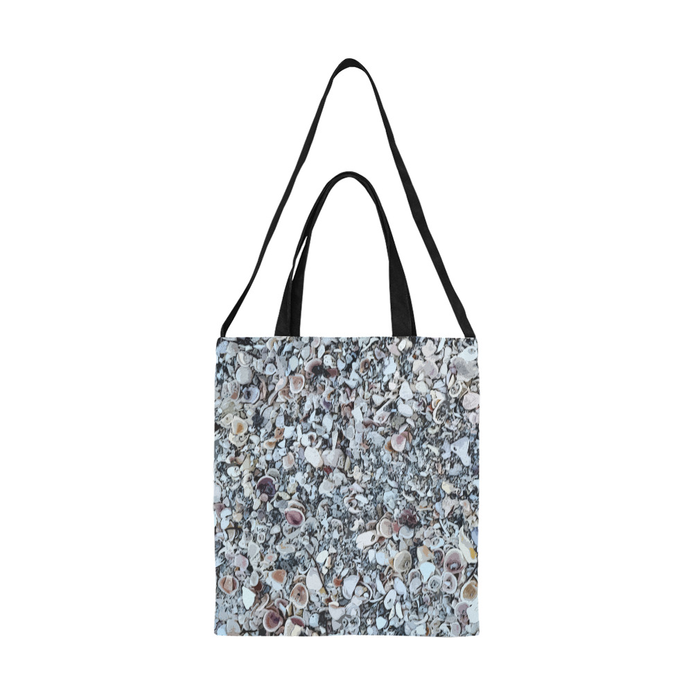 Shells On The Beach 7294 All Over Print Canvas Tote Bag/Medium (Model 1698)