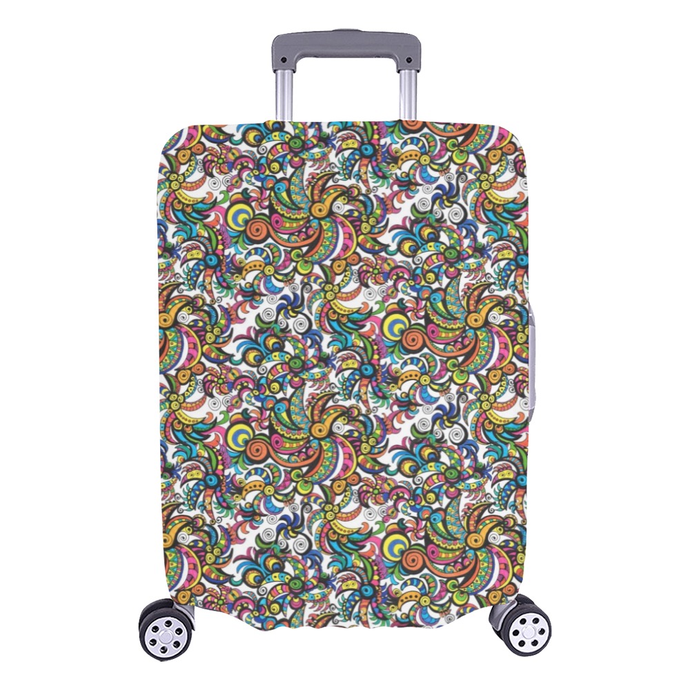 Apocalyptic Parrots Luggage Cover/Large 26"-28"