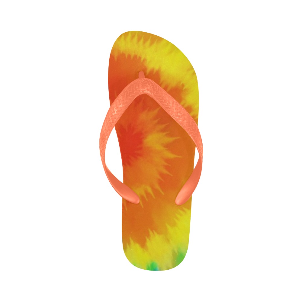 chancletas unisex diseño vivo Flip Flops for Men/Women (Model 040)
