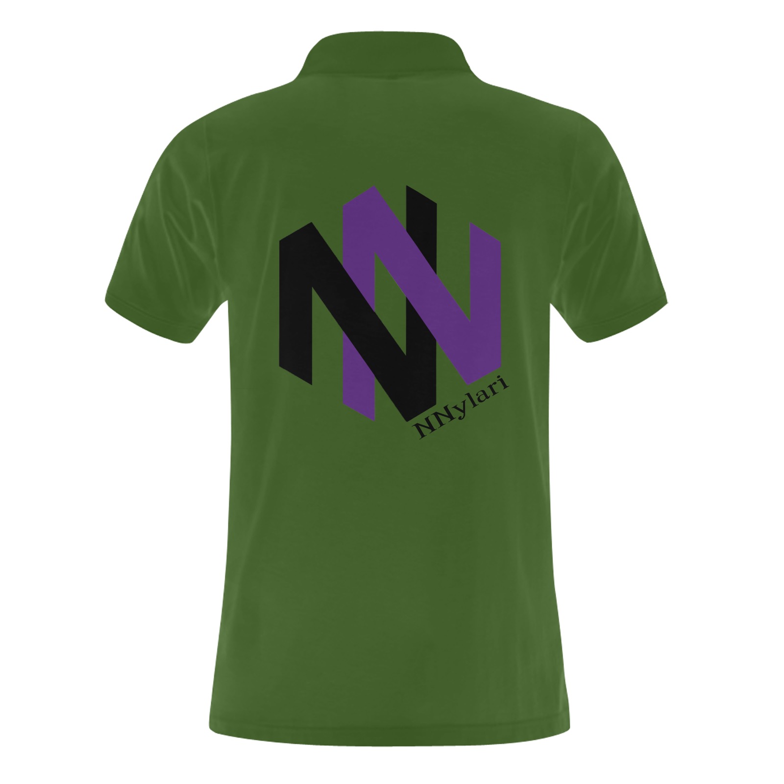 NNylari Polo Green Men Logo Men's Polo Shirt (Model T24)