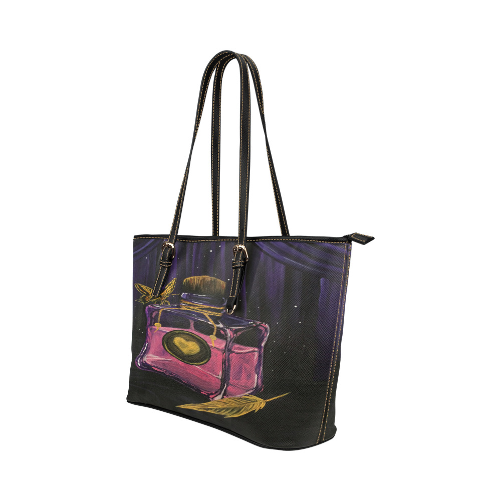 Love Potion Leather Tote Bag/Small (Model 1651)