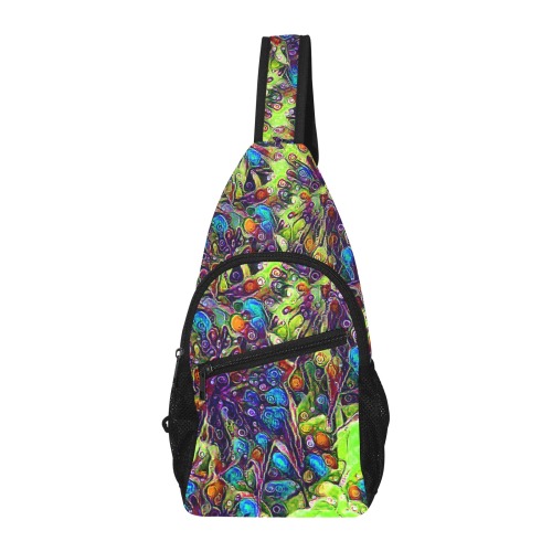 star bursts 18a2 All Over Print Chest Bag (Model 1719)