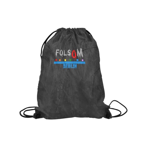 Folsom berlin by Fetishworld Medium Drawstring Bag Model 1604 (Twin Sides) 13.8"(W) * 18.1"(H)