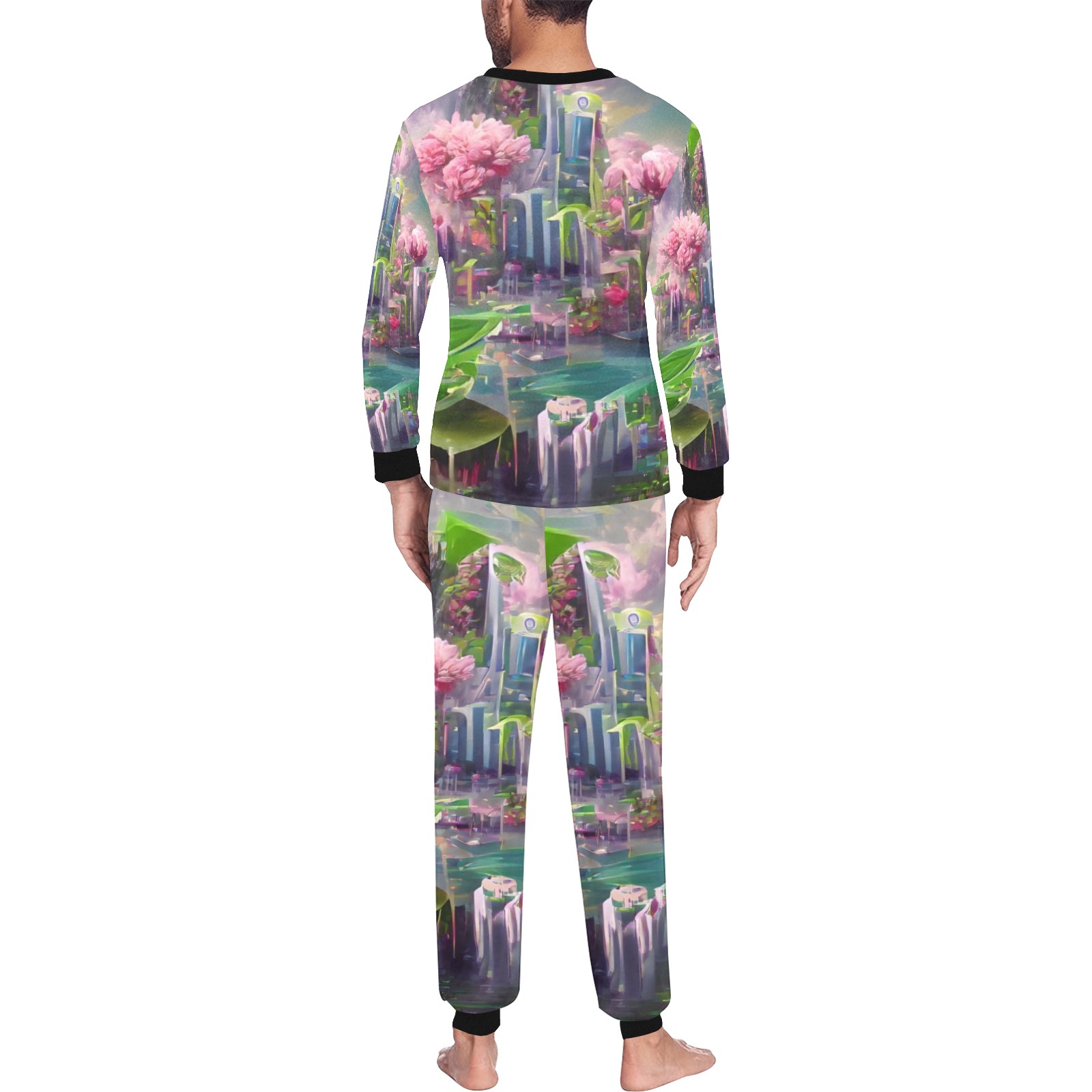 Imagination 010 Men's All Over Print Pajama Set