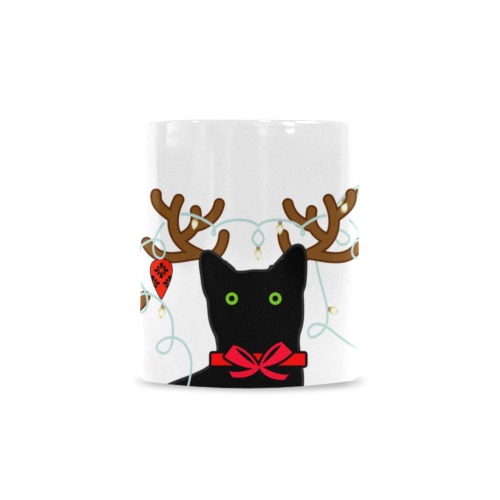 Christmas Cat Mug Custom White Mug (11oz)