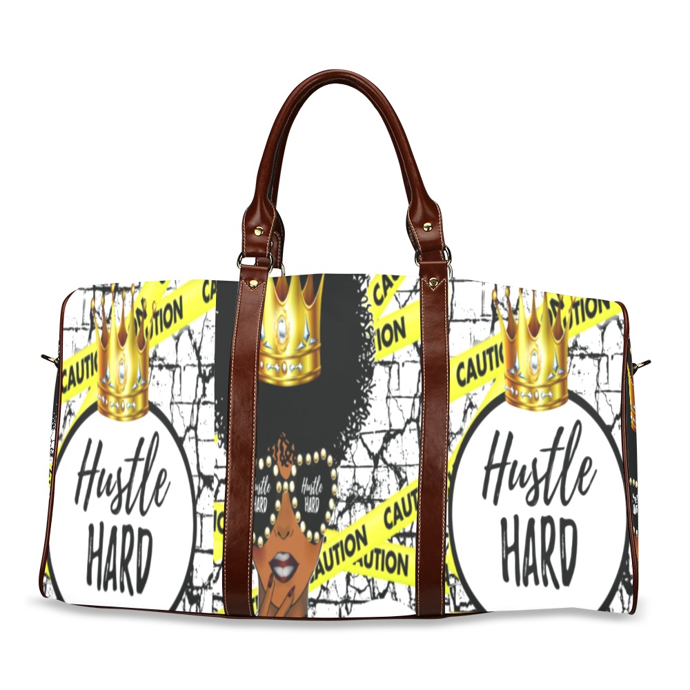 Hustle Hard Bag Waterproof Travel Bag/Large (Model 1639)