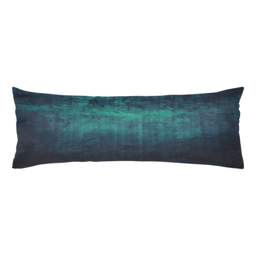 Teal Texture Body Pillow Case 20" x 54" (Two Sides)