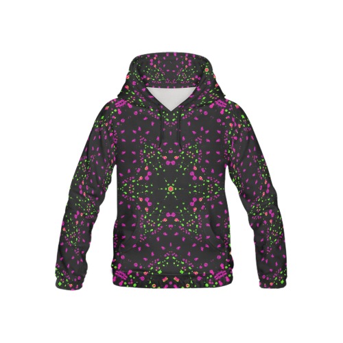 Pink Magic All Over Print Hoodie for Kid (USA Size) (Model H13)