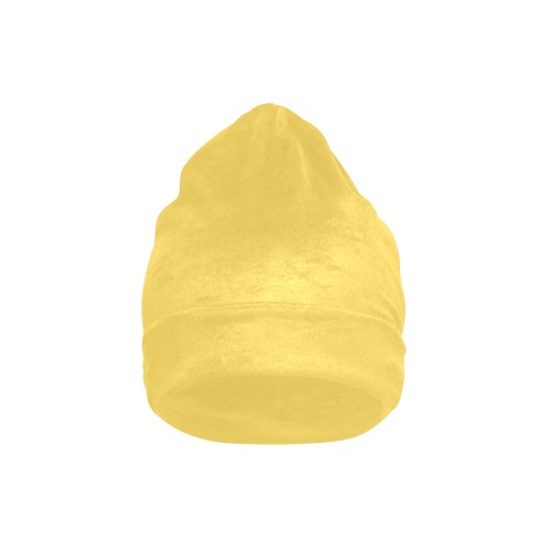 color mustard All Over Print Beanie for Adults