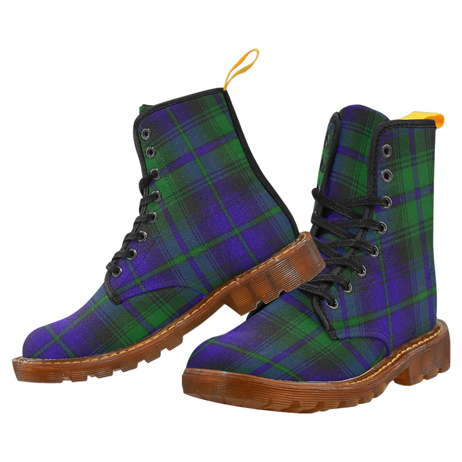 5TH. ROYAL SCOTS OF CANADA TARTAN Martin Boots For Women Model 1203H