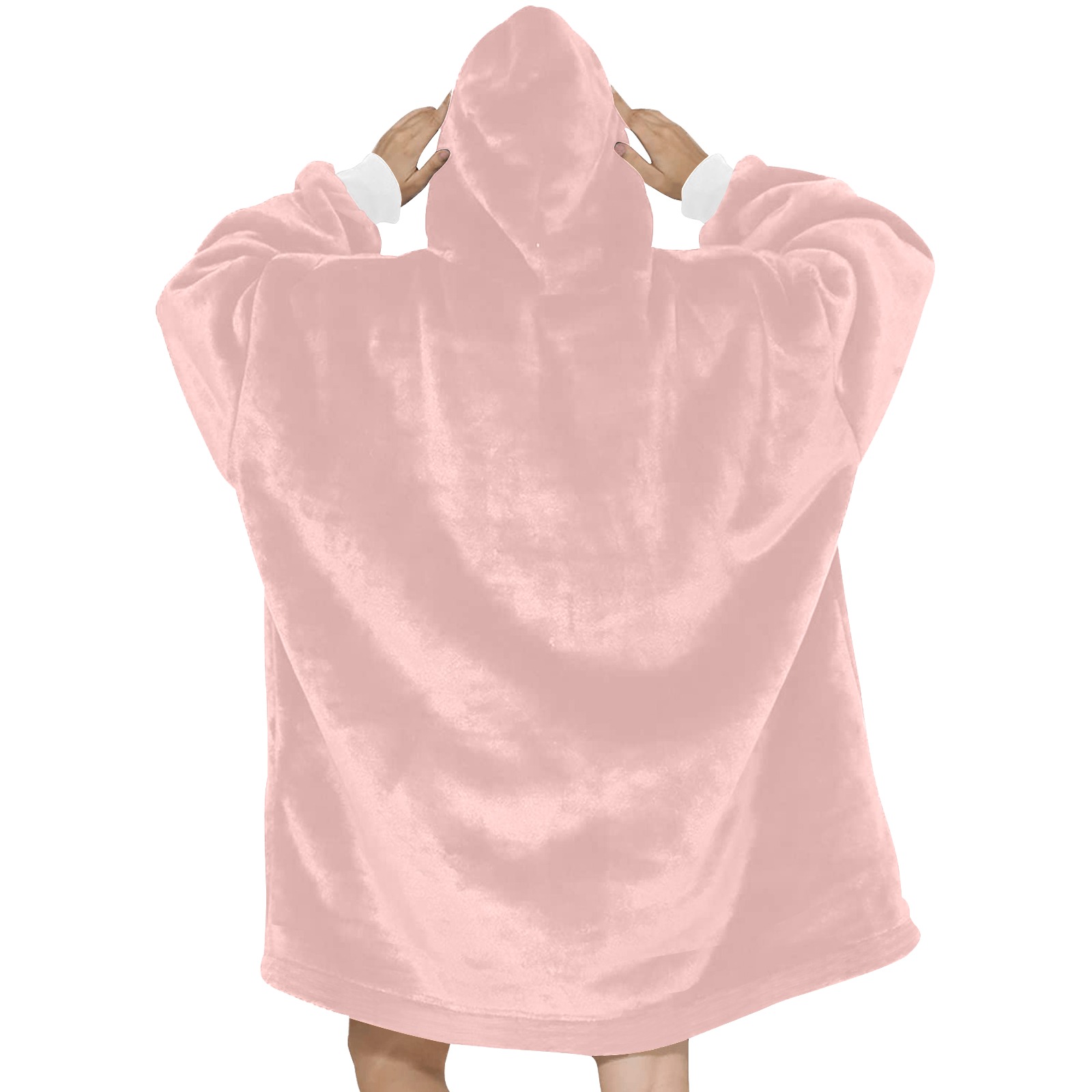 Gossamer Pink Blanket Hoodie for Women