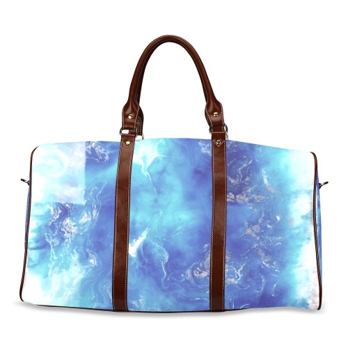Encre Bleu Photo Waterproof Travel Bag/Large (Model 1639)