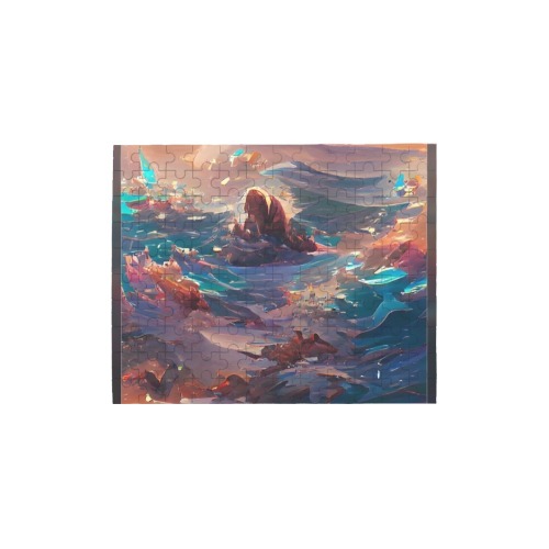 The_Ocean_TradingCard 120-Piece Wooden Photo Puzzles