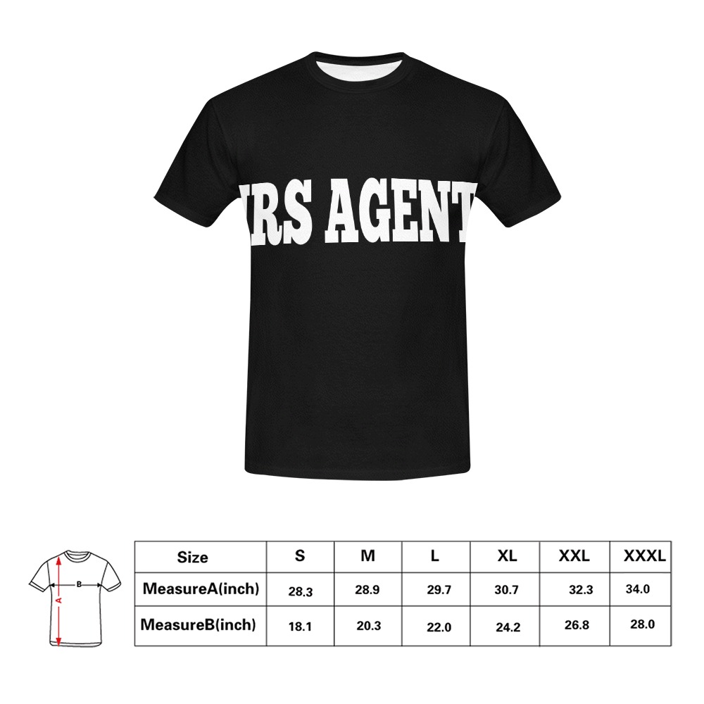 IRS AGENT All Over Print T-Shirt for Men (USA Size) (Model T40)