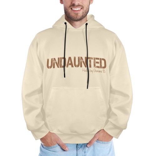 Undaunted Men's Hoodie (Brown) Men's All Over Print Hoodie (Model H61)