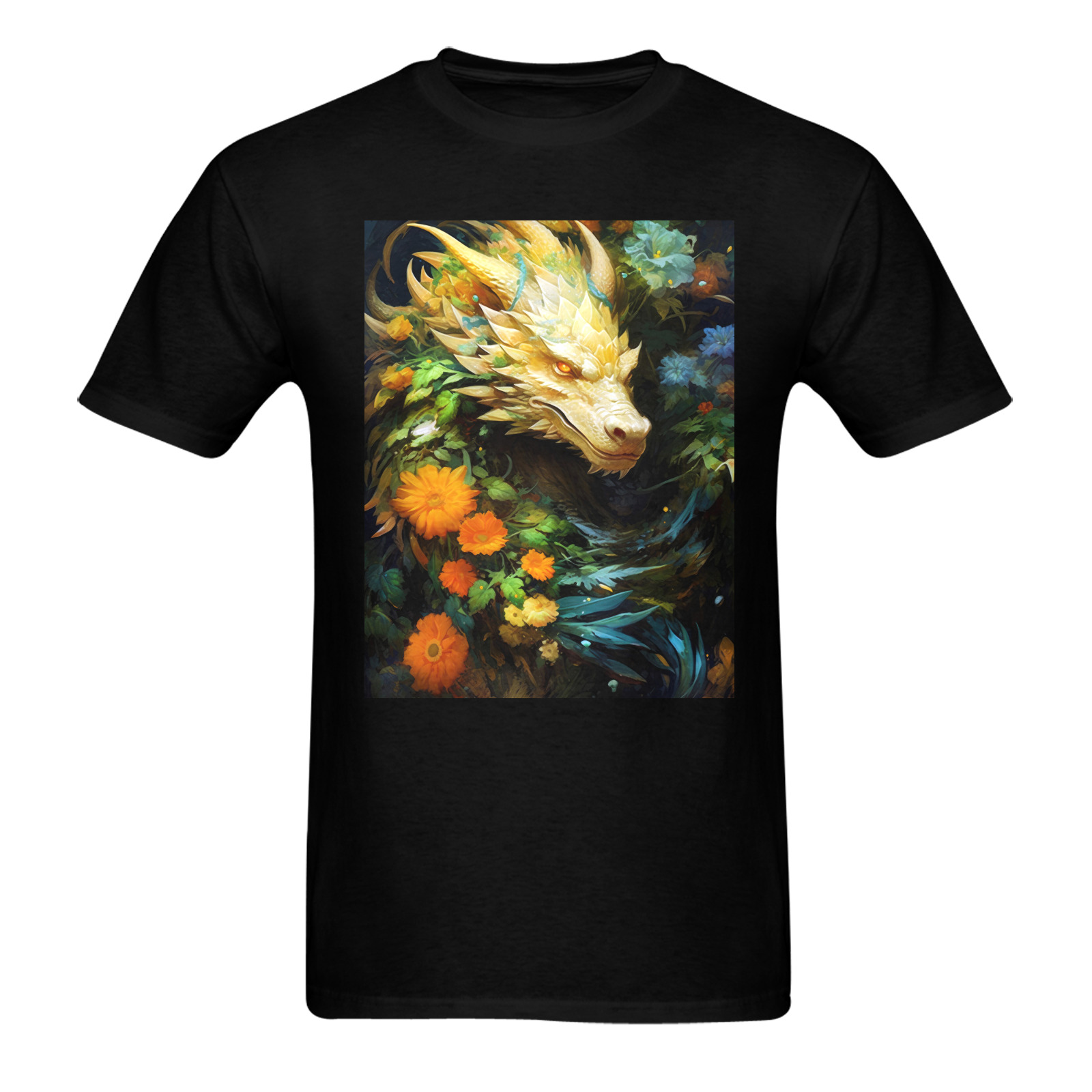 Dragon world tshirt Men's T-shirt in USA Size (Front Printing Only) (Model T02)