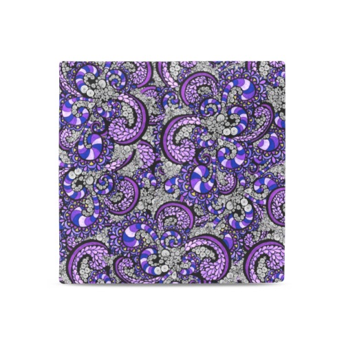 Purple Pulse Women's Leather Wallet (Model 1611)