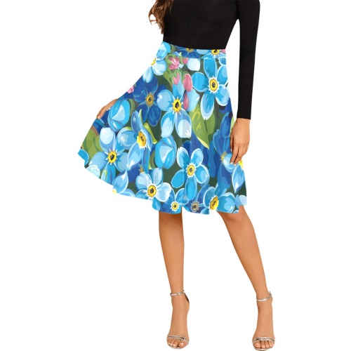 thdbbb Melete Pleated Midi Skirt (Model D15)