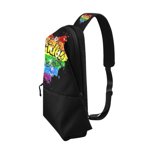 Rainbow Pride by Nico Bielow Chest Bag (Model 1678)