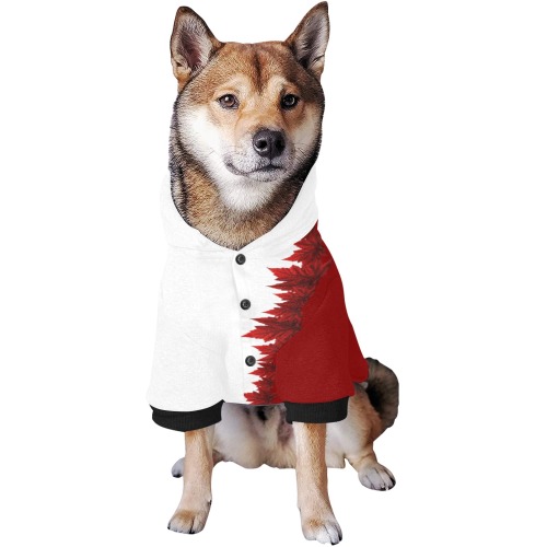 Canada Maple Leaf Dog Jackets Pet Dog Hoodie