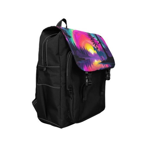 Last Unicorn 80s Vibes Pack retro rainbow nostalgia sweet festival everyday bag Casual Shoulders Backpack (Model 1623)