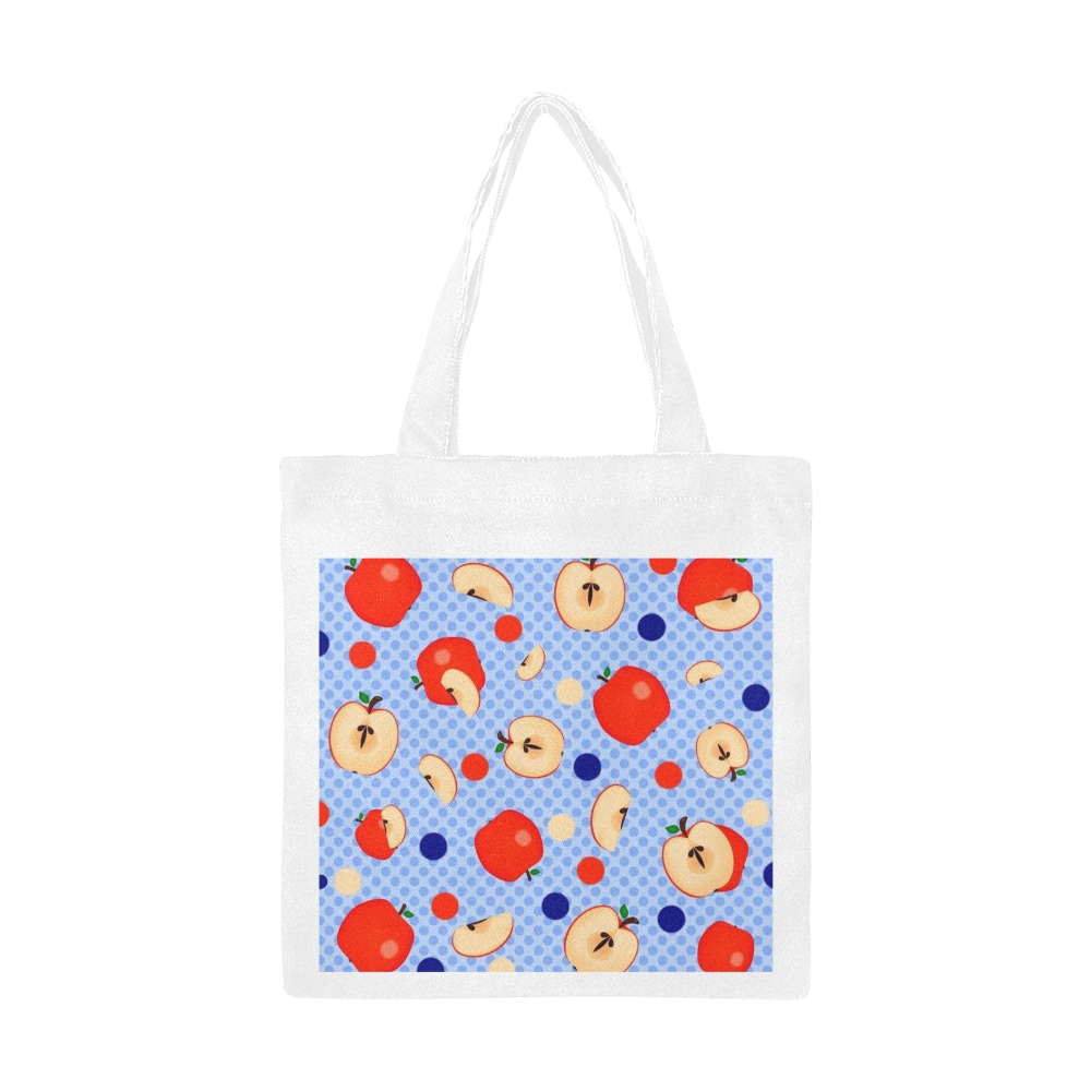 Apple a day Canvas Tote Bag/Small (Model 1700)