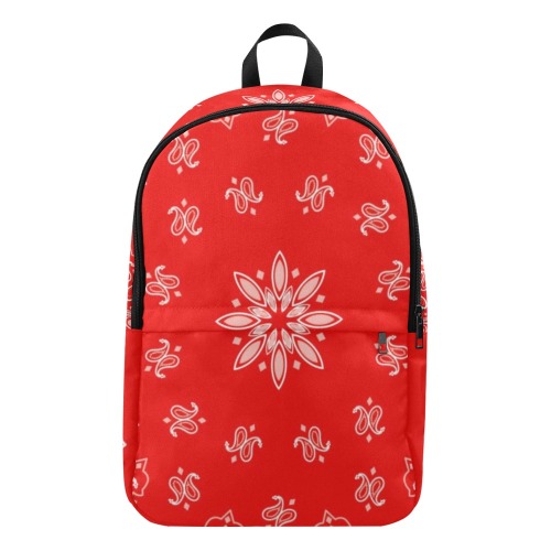 Red Bandana Fabric Backpack for Adult (Model 1659)