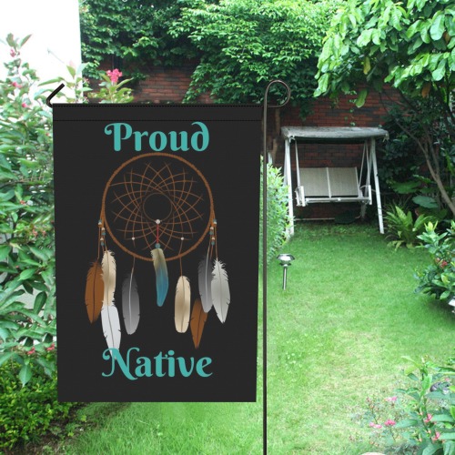 Proud Native 5 Garden Flag 12‘’x18‘’(Twin Sides)