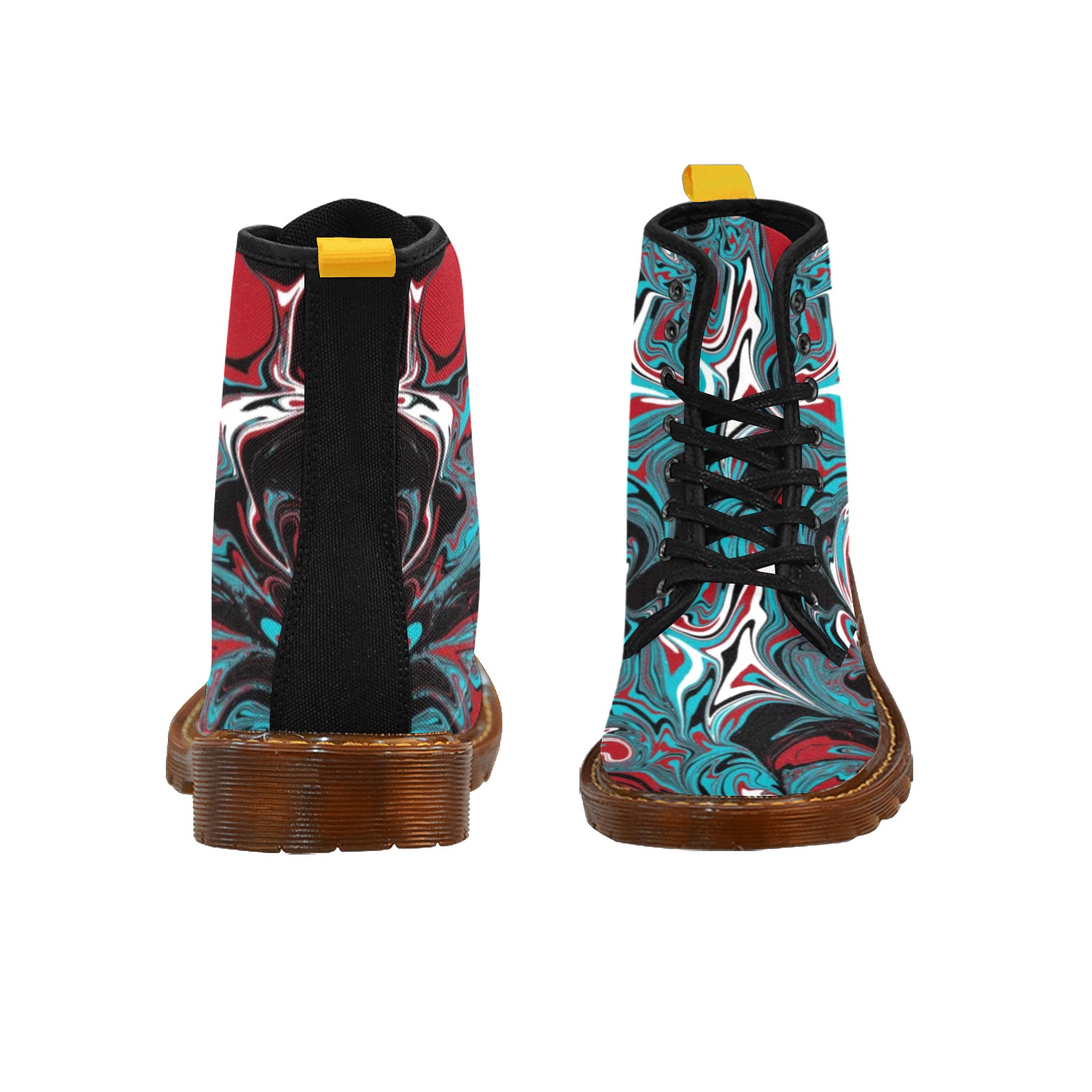 Dark Wave of Colors Martin Boots For Women Model 1203H