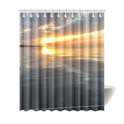 Pier Sunset Collection Shower Curtain 72"x84"