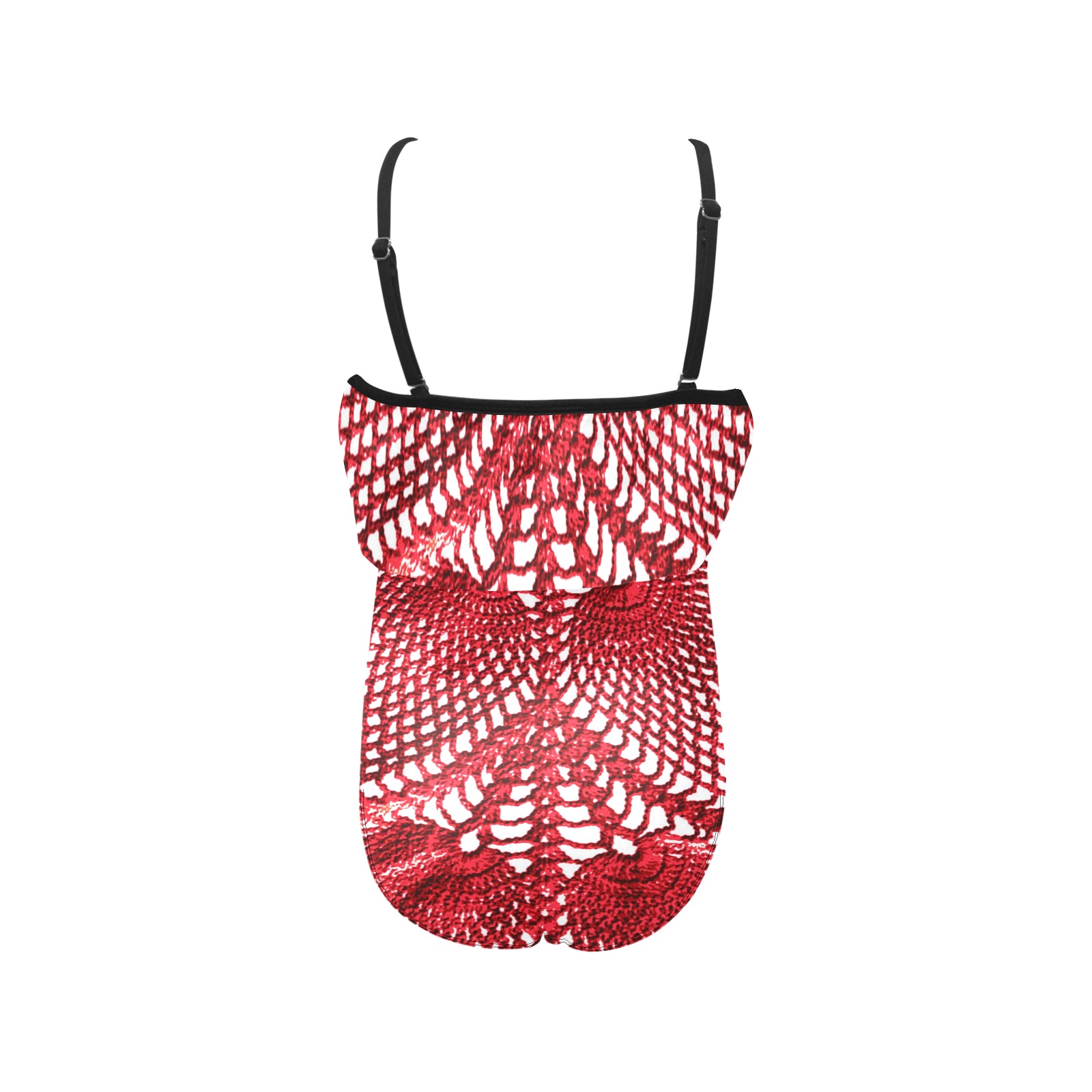 Swimsuit for little girl Kids' Spaghetti Strap Ruffle Swimsuit (Model S26)