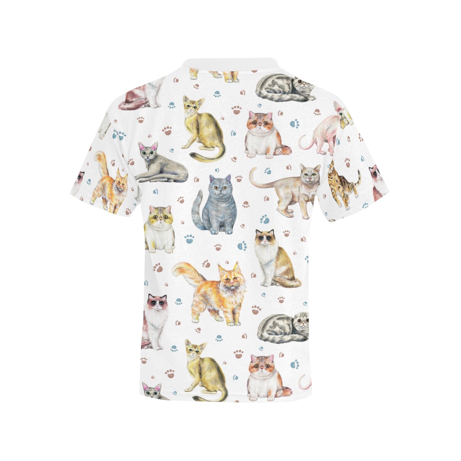 Cute Kitties All Over Kids' All Over Print T-shirt (Model T65)
