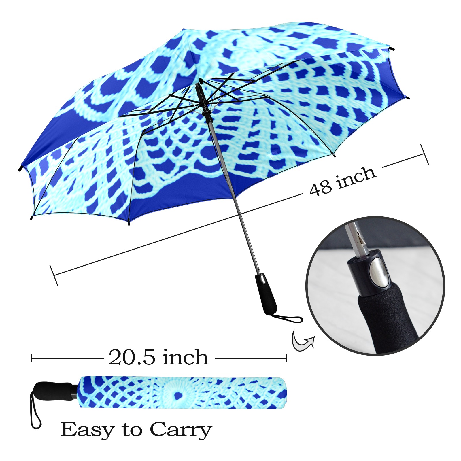 custom print umbrella_By CAM237Design Semi-Automatic Foldable Umbrella (Model U12)