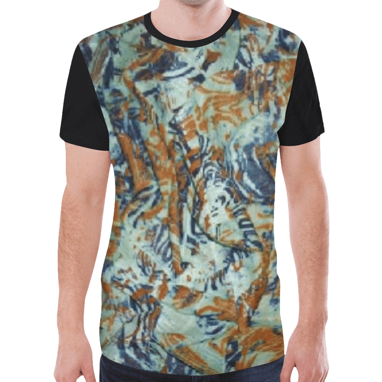 Lonnie New All Over Print T-shirt for Men (Model T45)