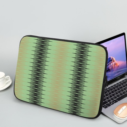 boho striped black beige