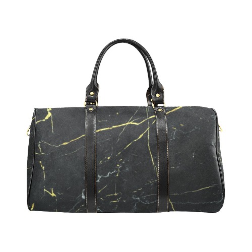 Dark Marble New Waterproof Travel Bag/Large (Model 1639)