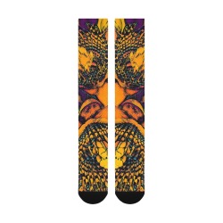 dancing aliens 3b2 Over-The-Calf Socks