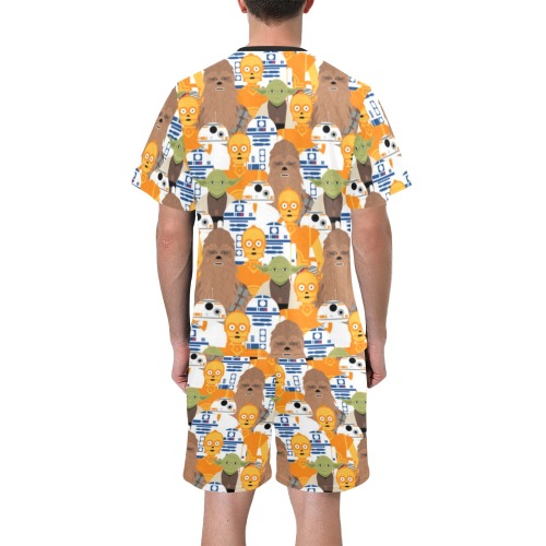 bb ffuu Men's Short Pajama Set
