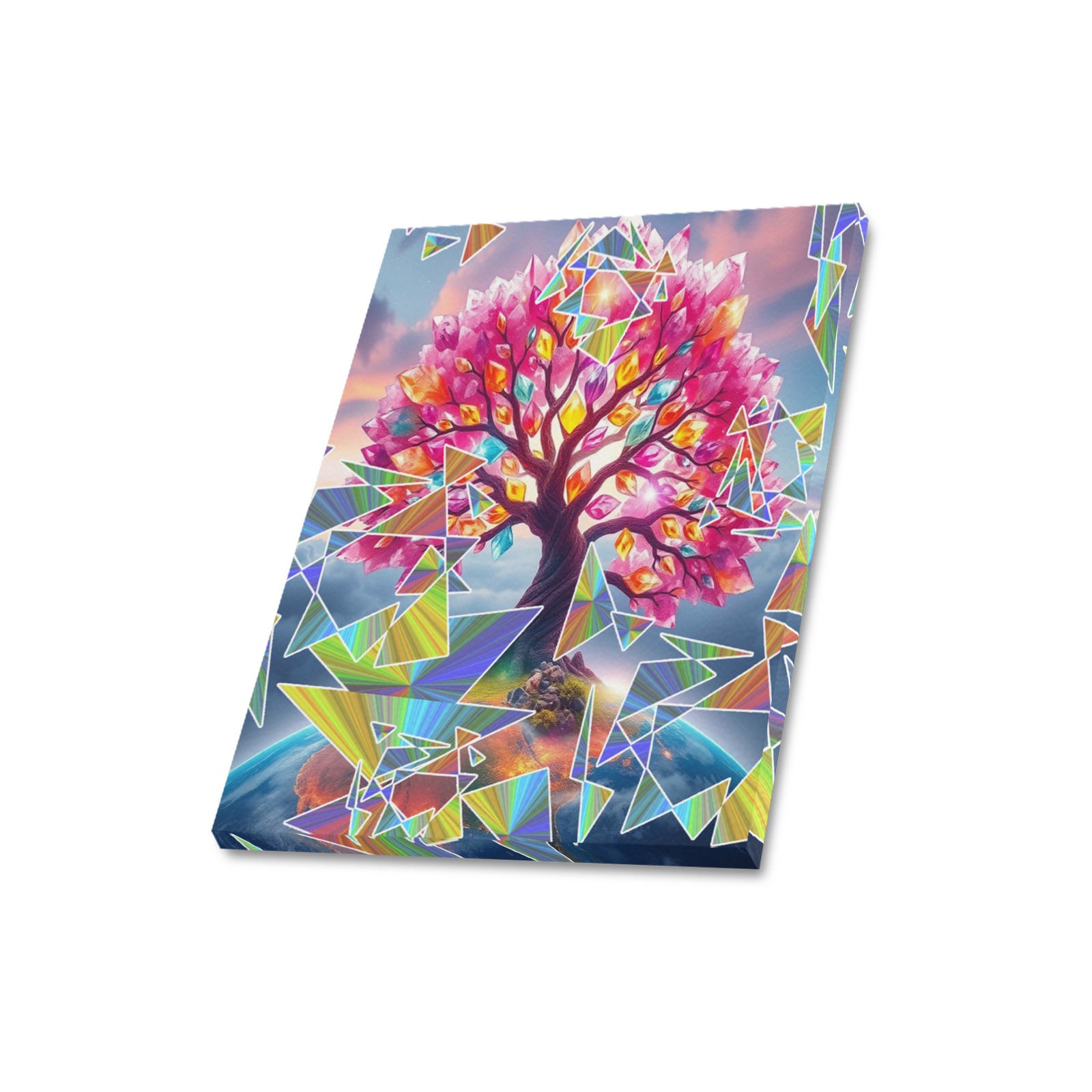 Tree Sunrise Upgraded Canvas Print 16"x20"