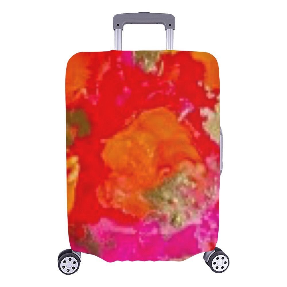 Orange krush Luggage Cover/Large 26"-28"