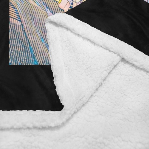 8412 Double Layer Short Plush Blanket 50"x60"
