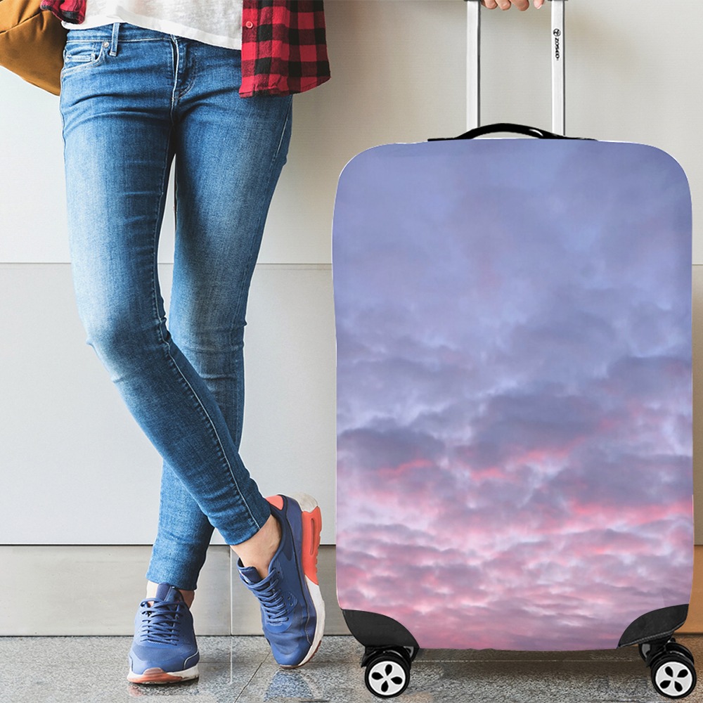 Morning Purple Sunrise Collection Luggage Cover/Large 26"-28"