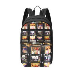 Las Vegas Lucky Slot Machines Large Capacity Travel Backpack (Model 1691)